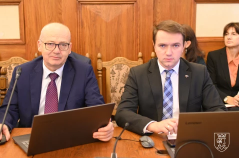 Radni Wojciech Bosak oraz Piotr Opalski