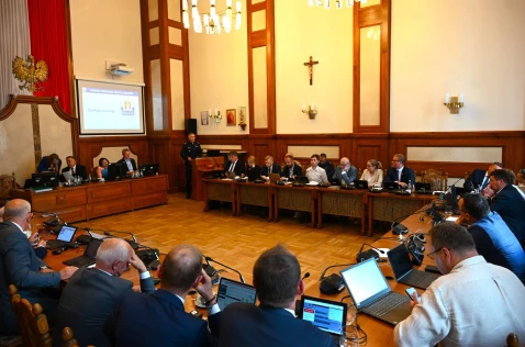 Sesja Rady Powiatu w Krakowie