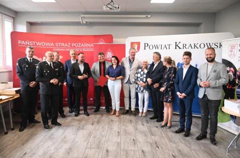 Uroczyste wręczenie promes dla OSP