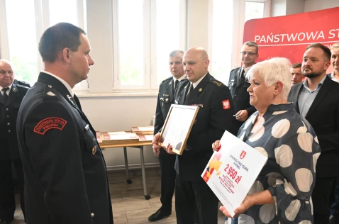 Uroczyste wręczenie promes dla OSP