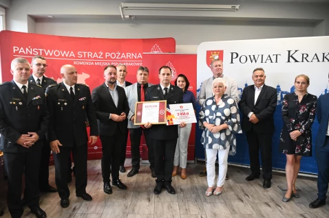 Uroczyste wręczenie promes dla OSP