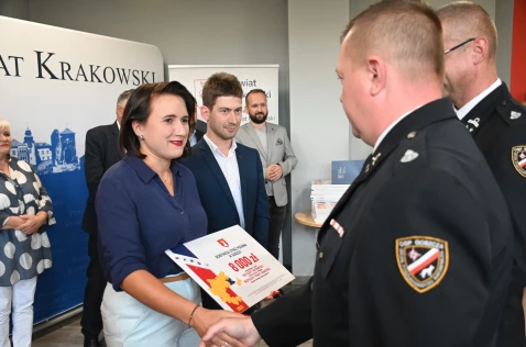 Uroczyste wręczenie promes dla OSP