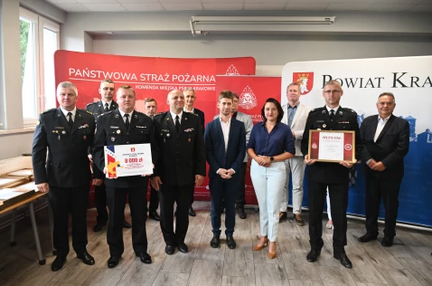 Uroczyste wręczenie promes dla OSP