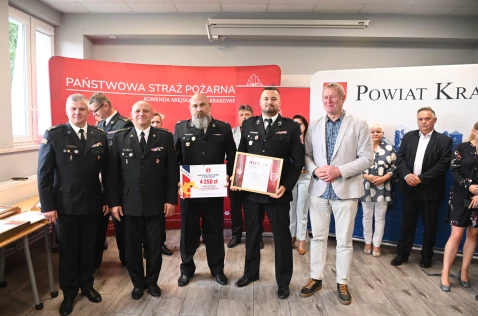 Uroczyste wręczenie promes dla OSP