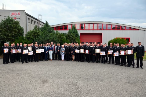 Uroczyste wręczenie promes dla OSP