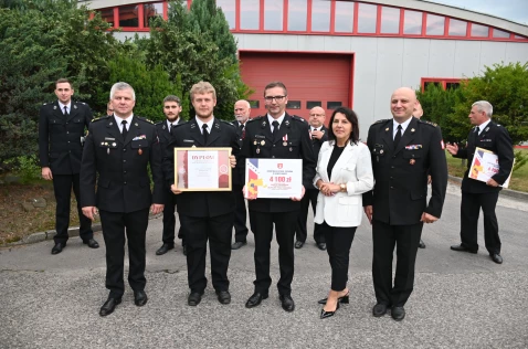 Uroczyste wręczenie promes dla OSP