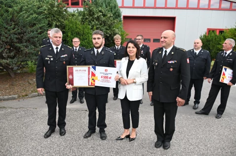 Uroczyste wręczenie promes dla OSP