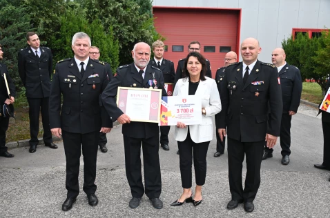 Uroczyste wręczenie promes dla OSP