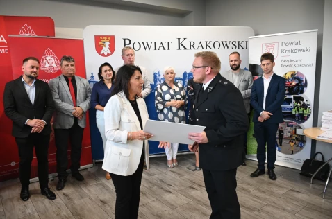 Uroczyste wręczenie promes dla OSP