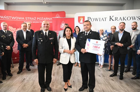 Uroczyste wręczenie promes dla OSP