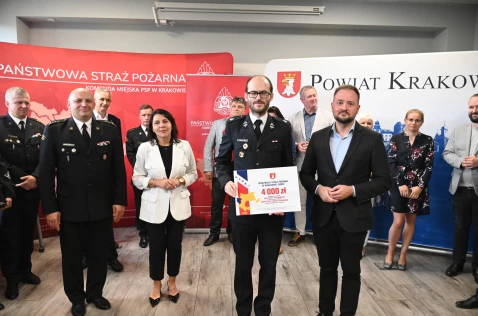 Uroczyste wręczenie promes dla OSP