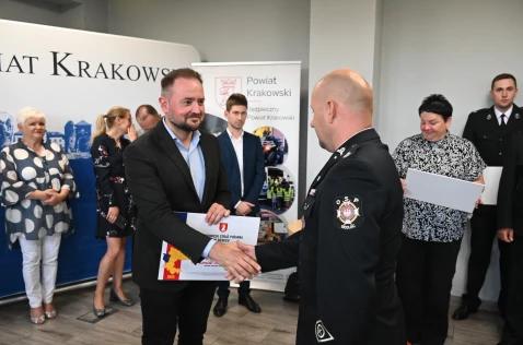 Uroczyste wręczenie promes dla OSP