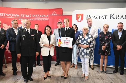 Uroczyste wręczenie promes dla OSP