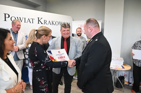 Uroczyste wręczenie promes dla OSP
