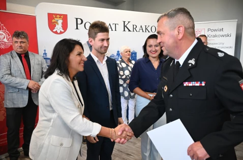 Uroczyste wręczenie promes dla OSP