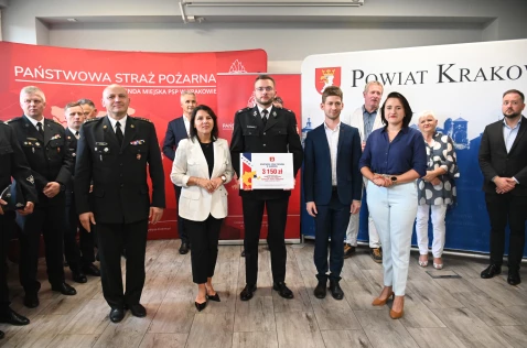 Uroczyste wręczenie promes dla OSP