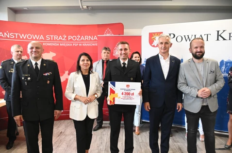 Uroczyste wręczenie promes dla OSP