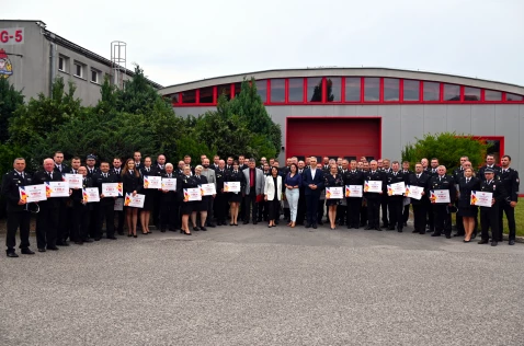 Uroczyste wręczenie promes dla OSP